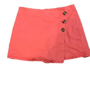 REWASH Button mini skirt
